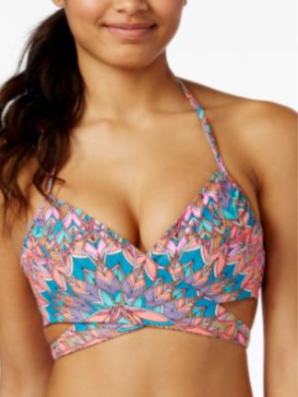 Sundazed Simone Bra-sized Underwire Wrap Bikini Top,Women's SIZE 36C